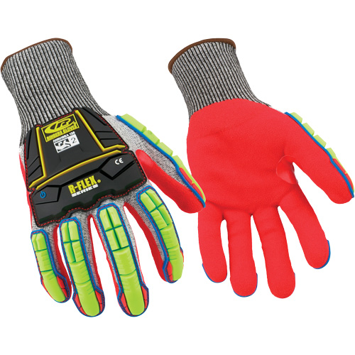 Gants r&eacute;sistants aux coupures 065, Taille T-petit/7, Calibre 13, Rev&ecirc;tement Nitrile, Enveloppe en PEHP, ANSI/ISEA 105 niveau 4 Helyx Safety & Industrial Supplies