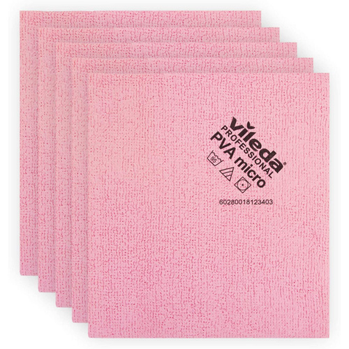 PVAmicro Max Drying Cloth, Microfibre, Red Helyx Safety & Industrial Supplies