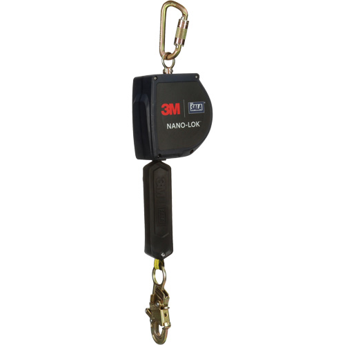 Nano-Lok Extended Length Self Retracting Lifeline, 20', Dyneema&reg;, Swivel Helyx Safety & Industrial Supplies