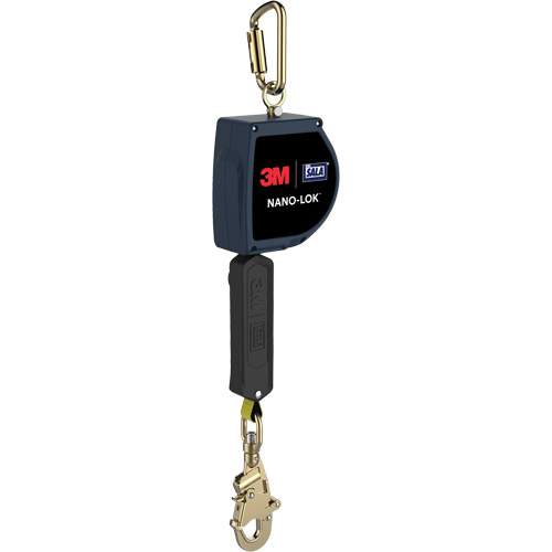 Nano-Lok Extended Length Self Retracting Lifeline, 20', Dyneema&reg;, Swivel Helyx Safety & Industrial Supplies