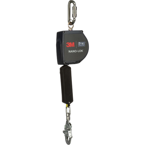 Nano-Lok Extended Length Self Retracting Lifeline, 20', Dyneema&reg;, Swivel Helyx Safety & Industrial Supplies