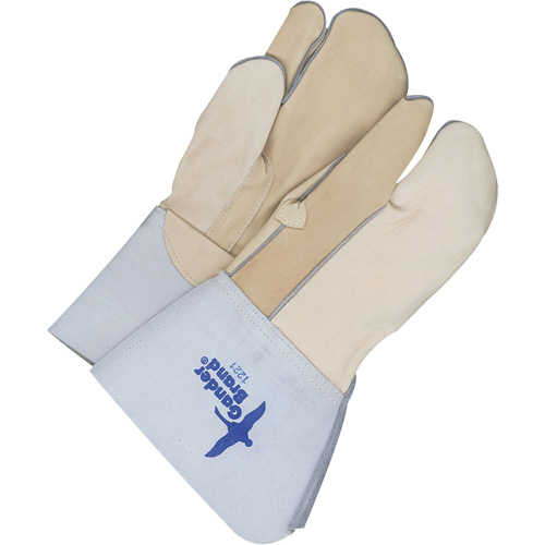 Gants &agrave; trois doigts en cuir, Cuir fleur de vache, Taille 9 Helyx Safety & Industrial Supplies