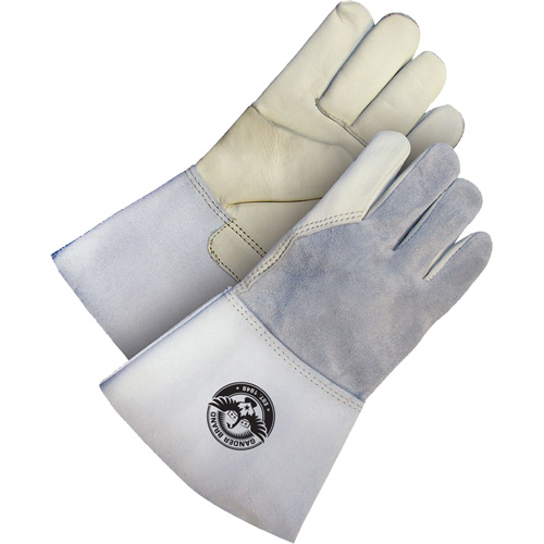Gander Brand Utility Grain Leather Welder Gloves, Grain Cowhide, Size Small Helyx Safety & Industrial Supplies