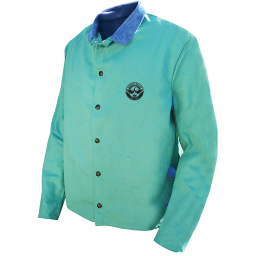 Gander Brand Banox&reg; FR Full Jacket, Cotton, Large, Green Helyx Safety & Industrial Supplies