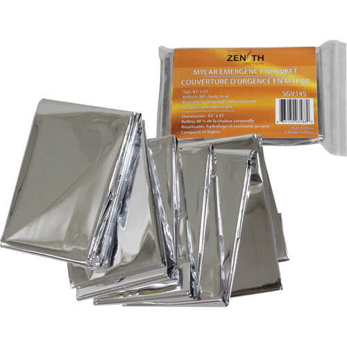 Emergency Blanket, Aluminized Polyester Helyx Safety & Industrial Supplies