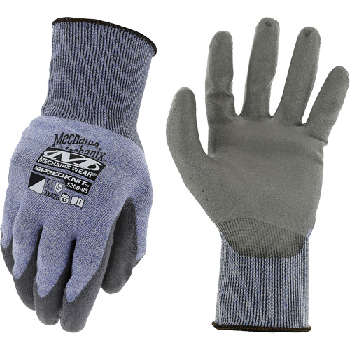 SpeedKnit B2 Cut-Resistant Gloves, Size Medium/8, 15 Gauge, Polyurethane Coated, HPPE Shell, ASTM ANSI Level A2/EN 388 Level B Helyx Safety & Industrial Supplies