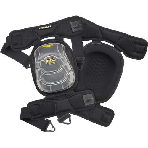 Gel-Tek Stabili-Cap Articulated Kneepads, Buckle Style, Plastic Caps, Gel Pads Helyx Safety & Industrial Supplies