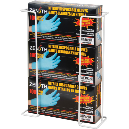 Distributeur de gants mural en fil m&eacute;tallique Helyx Safety & Industrial Supplies