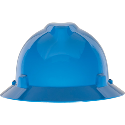 Casque de s&eacute;curit&eacute; &agrave; fente et bordure compl&egrave;te V-Gard, Suspension &agrave; douille, Non ventil&eacute; Helyx Safety & Industrial Supplies