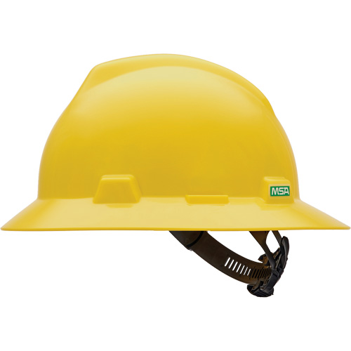 V-Gard&reg; Slotted Full-Brim Hardhat, Meets CSA Type 1, Quick-Slide Suspension, Non-Vented Helyx Safety & Industrial Supplies