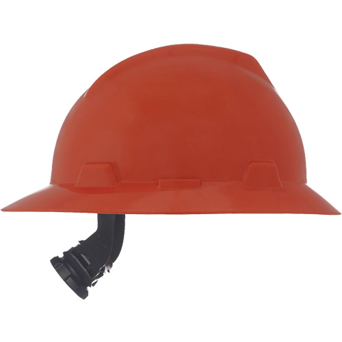 Casque de s&eacute;curit&eacute; &agrave; fente et bordure compl&egrave;te V-Gard, R&eacute;pond aux normes CSA type 1, Suspension Rochet, Non ventil&eacute; Helyx Safety & Industrial Supplies