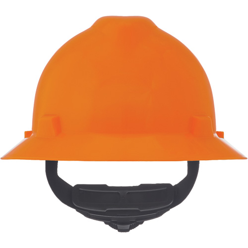 Casque de s&eacute;curit&eacute; &agrave; fente et bordure compl&egrave;te V-Gard, R&eacute;pond aux normes CSA type 1, Suspension Rochet, Non ventil&eacute; Helyx Safety & Industrial Supplies