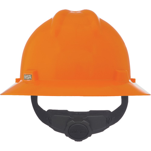 Casque de s&eacute;curit&eacute; &agrave; fente et bordure compl&egrave;te V-Gard, R&eacute;pond aux normes CSA type 1, Suspension Rochet, Non ventil&eacute; Helyx Safety & Industrial Supplies