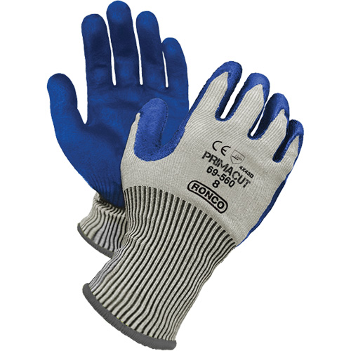 PrimaCut Cut Resistant Gloves, Size 8, 13 Gauge, Nitrile Coated, HPPE Shell, ANSI/ISEA 105 Level 4/EN 388 Level 5 Helyx Safety & Industrial Supplies