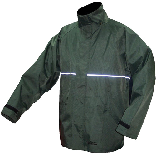 Journeyman Waterproof Jacket, Nylon, Medium, Green Helyx Safety & Industrial Supplies