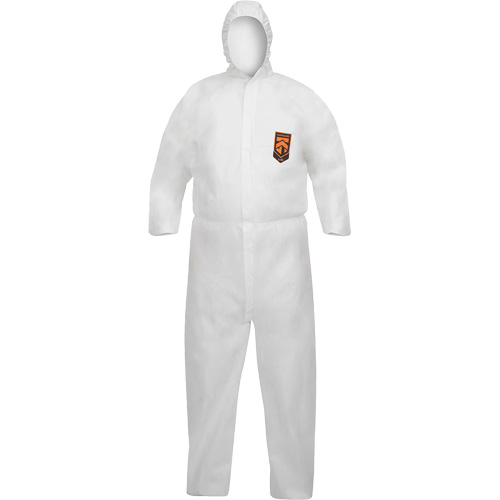KleenGuard A40 Disposable Coveralls, Medium, White, Microporous Helyx Safety & Industrial Supplies