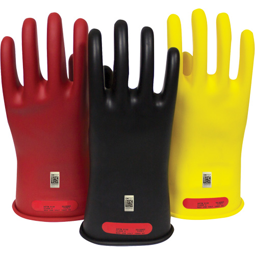 Arcguard Rubber Voltage Gloves, Size 8, 10" L Helyx Safety & Industrial Supplies