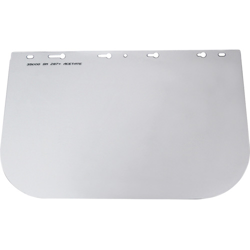 390 Series Replacement Faceshield, Acetate, Clear Tint Helyx Safety & Industrial Supplies