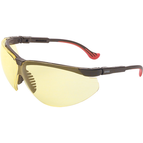 Lunettes de s&eacute;curit&eacute; Uvex HydroShield Genesis XC, Lentille Ambr&eacute;e, Antibu&eacute;e/Anti-&eacute;gratignures, ANSI Z87+/R&eacute;pond ou surpasse la norme CSA Z94.3 Helyx Safety & Industrial Supplies