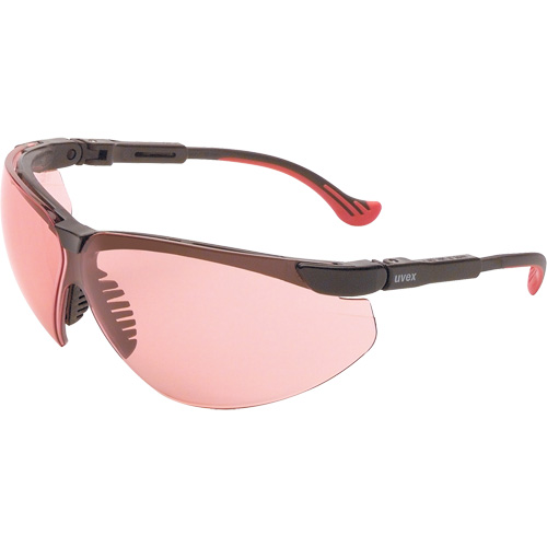 Lunettes de s&eacute;curit&eacute; Uvex HydroShield Genesis XC, Lentille SCT-Vermillion, Antibu&eacute;e/Anti-&eacute;gratignures, ANSI Z87+/R&eacute;pond ou surpasse la norme CSA Z94.3 Helyx Safety & Industrial Supplies