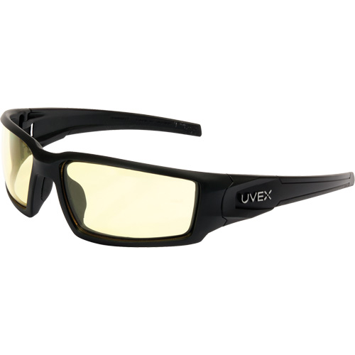Lunettes de s&eacute;curit&eacute; Uvex HydroShield Hypershock, Lentille Ambr&eacute;e, Antibu&eacute;e/Anti-&eacute;gratignures, ANSI Z87+/R&eacute;pond ou surpasse la norme CSA Z94.3 Helyx Safety & Industrial Supplies