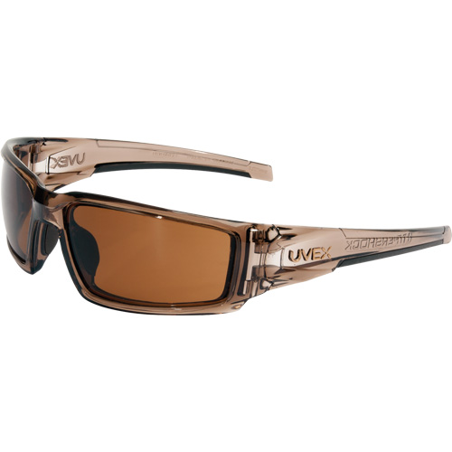 Lunettes de s&eacute;curit&eacute; Uvex HydroShield Hypershock, Lentille Espresso, Antibu&eacute;e/Anti-&eacute;gratignures, ANSI Z87+/R&eacute;pond ou surpasse la norme CSA Z94.3 Helyx Safety & Industrial Supplies