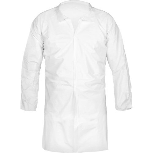 MicroMax NS Lab Coat, Microporous, White, Medium Helyx Safety & Industrial Supplies