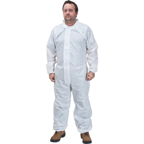 Combinaisons de premi&egrave;re qualit&eacute;, Petit, Blanc, Microporeux Helyx Safety & Industrial Supplies