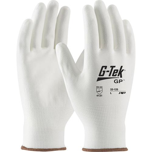 Gants enduits G-Tek GP, Petit, R&ecirc;vetement Polyur&eacute;thane, Calibre 13, Enveloppe en Nylon Helyx Safety & Industrial Supplies