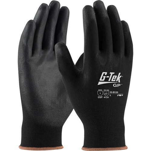 Gants enduits G-Tek GP, Petit, R&ecirc;vetement Polyur&eacute;thane, Calibre 13, Enveloppe en Nylon Helyx Safety & Industrial Supplies