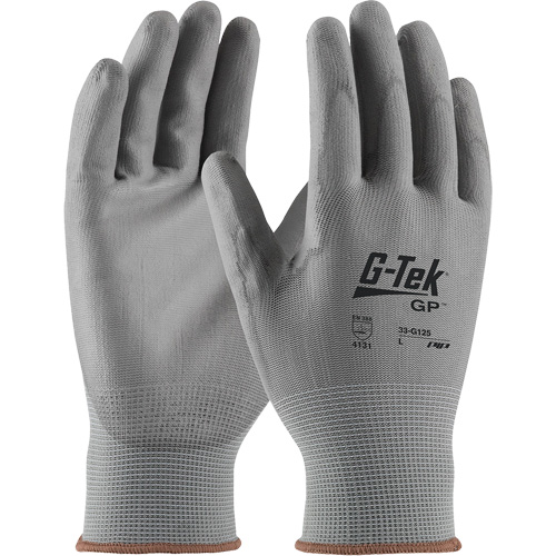 G-Tek&reg; GP Coated Gloves, 2X-Large, Polyurethane Coating, 13 Gauge, Nylon Shell Helyx Safety & Industrial Supplies