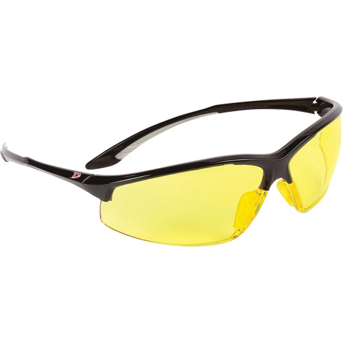 Dynamic Hummingbird Semi-Rimless Safety Glasses, Amber Lens, Anti-Fog, ANSI Z87+/Meets/Exceeds CSA Z94.3 Helyx Safety & Industrial Supplies