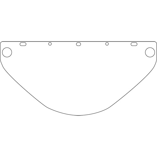 Visi&egrave;re de s&eacute;curit&eacute; universelle Dynamic, Polycarbonate, Teinte Transparent Helyx Safety & Industrial Supplies