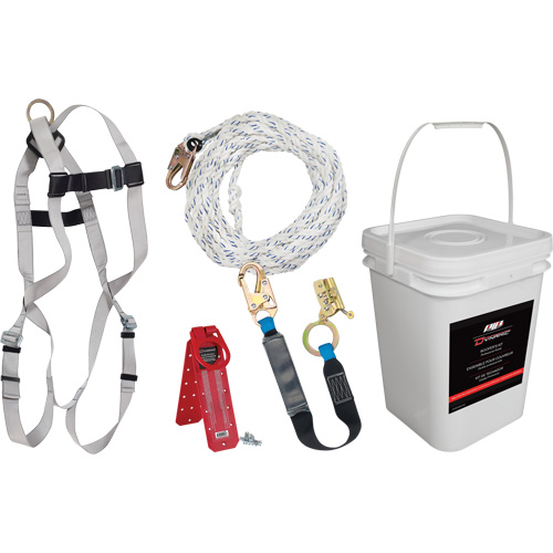 Dynamic Fall Protection Kit, Roofer's Kit Helyx Safety & Industrial Supplies