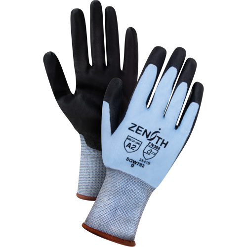 Ultimate Dexterity Cut-Resistant Gloves, Size Medium, 18 Gauge, Polyurethane Coated, HPPE Shell, ASTM ANSI Level A2/EN 388 Level B Helyx Safety & Industrial Supplies