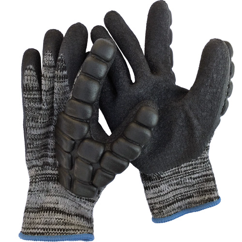 Gants antichocs enduits pour le martelage, 8/Moyen, Paume en Synth&eacute;tique, Poignet &eacute;lastique Helyx Safety & Industrial Supplies