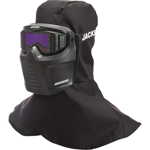 Masque de soudage Rebel ADF, 3,5" lo x 1,3" la Champ de vision, Teinte 3/5-12, Noir Helyx Safety & Industrial Supplies