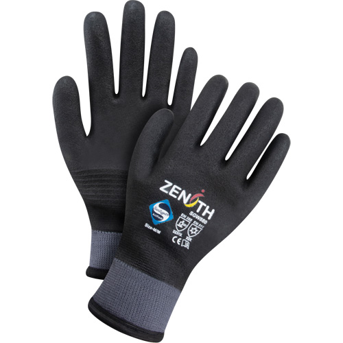 ZX-30° Premium Coated Gloves, Medium, Foam PVC Coating, 15 Gauge, Nylon Shell Helyx Safety & Industrial Supplies
