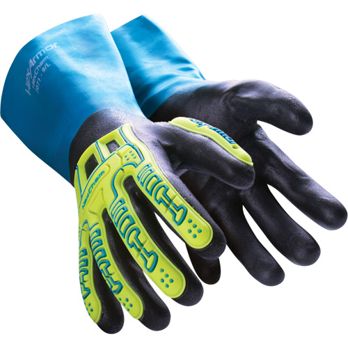 HexChem&reg; Chemical Resistant Gloves, Size 6/X-Small, Nitrile Helyx Safety & Industrial Supplies