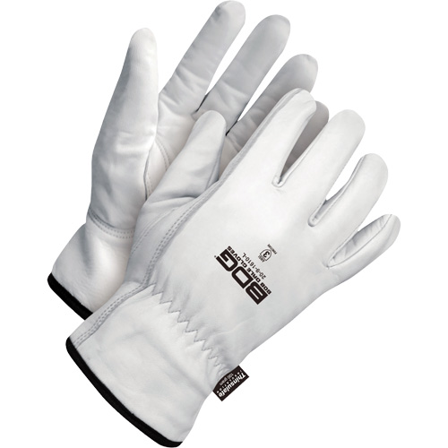 Classic Puncture Resistant Driver Gloves, Large, Grain Goatskin Palm, Thinsulate Inner Lining Helyx Safety & Industrial Supplies