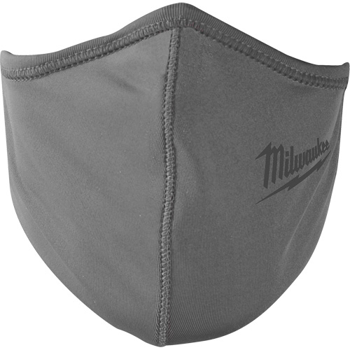 2-Layer Face Masks, Nylon/Polyester/Spandex, Grey Helyx Safety & Industrial Supplies
