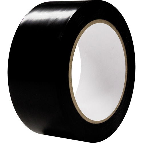 Aisle Marking Tape, 2" x 108', PVC, Black Helyx Safety & Industrial Supplies