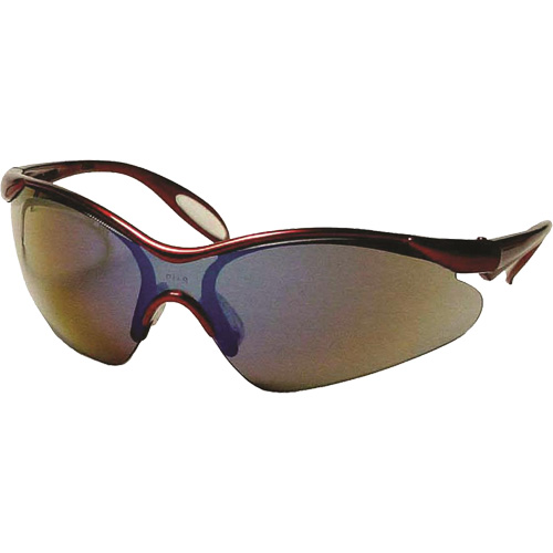 Miranda Safety Glasses, Blue Mirror Lens, Anti-Scratch, Meets/Exceeds CSA Z94.3 Helyx Safety & Industrial Supplies