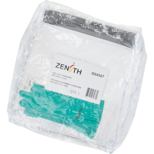 Trousse d'&eacute;quipement de lutte contre les d&eacute;versements, Huile seulement/Universel, Sac, Absorbance de 5 gal. US Helyx Safety & Industrial Supplies