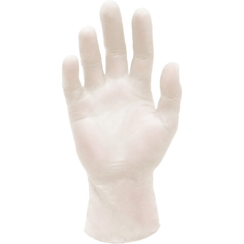 Synthetic Stretch Medical Examination Gloves, Large, Vinyl, 5-mil, Powder-Free, White, Class 2 Helyx Safety & Industrial Supplies