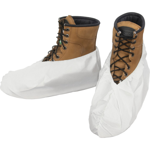 Couvre-chaussures, Taille unique, Microporeux, Blanc Helyx Safety & Industrial Supplies