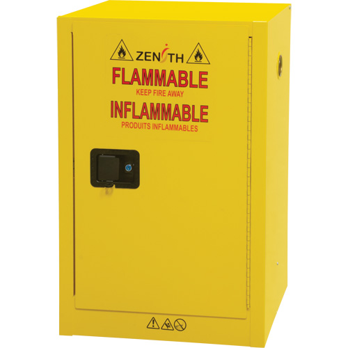 Flammable Aerosol Storage Cabinet, 12 gal., 1 Door, 23" W x 35" H x 18" D Helyx Safety & Industrial Supplies