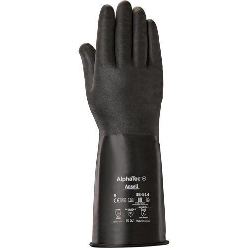 AlphaTec&reg; 38-514 Gloves, Size 7, 14" L, Butyl Rubber, 14-mil Helyx Safety & Industrial Supplies