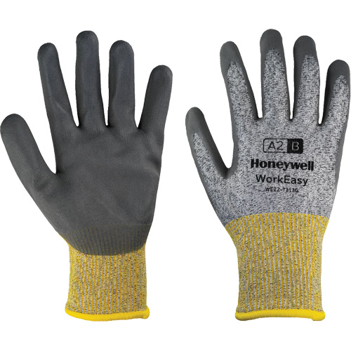 Gants de protection contre les coupures WorkEasy, Taille T-Grand/10, Calibre 13, Rev&ecirc;tement Mousse de nitrile, Enveloppe en PEHP/Fibre de verre, ASTM ANSI niveau A2/EN 388 niveau B Helyx Safety & Industrial Supplies