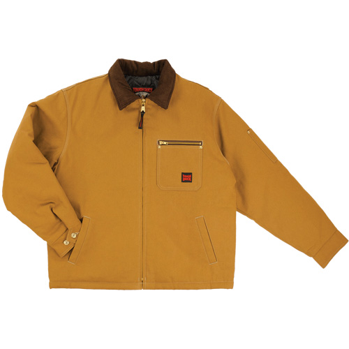 Duck Chore Jacket, Men's, Medium (Tall), Brown Helyx Safety & Industrial Supplies